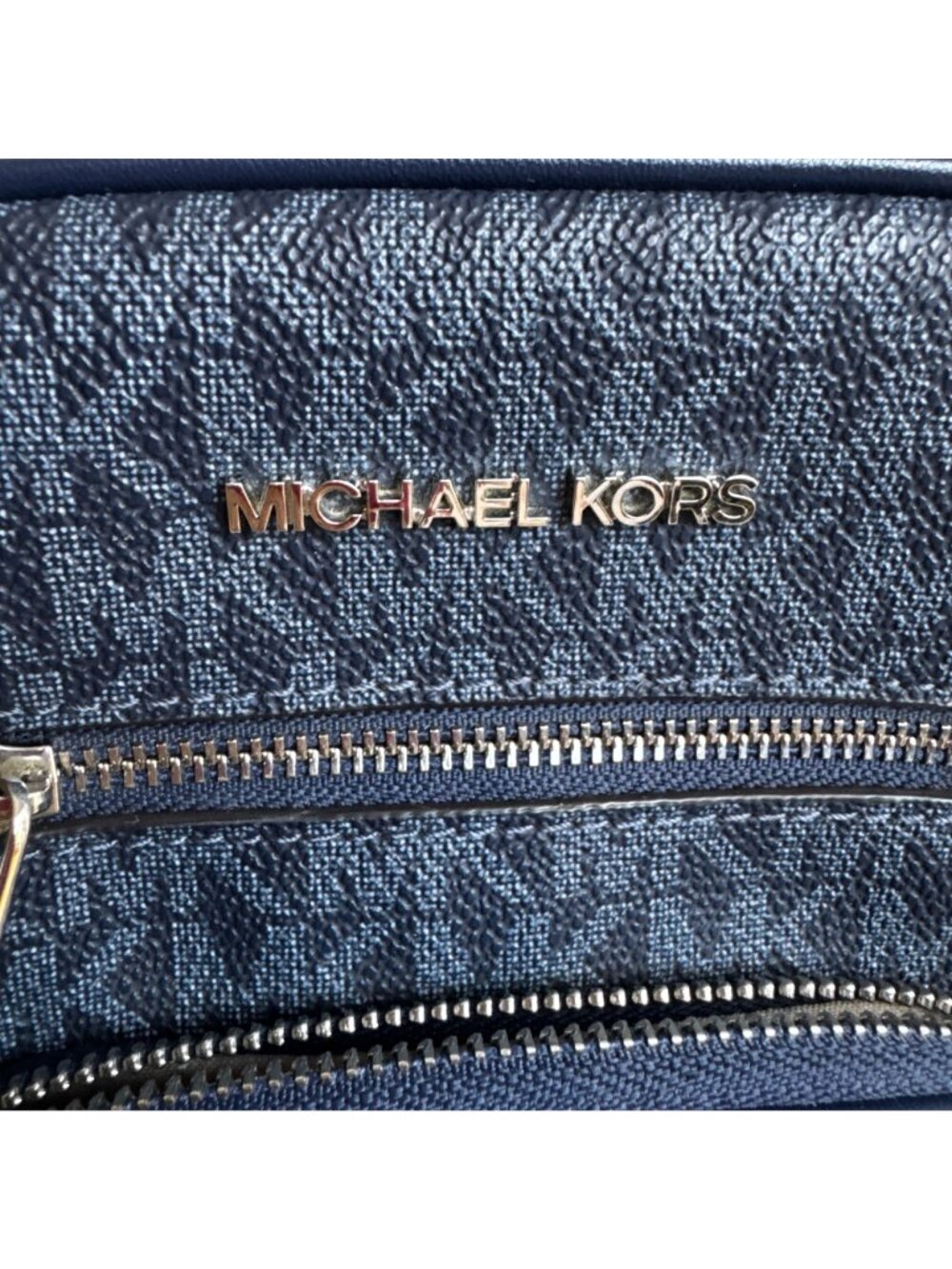 Michael Kors Jet Set Item North South Crossbody Flight Bag MK Admiral Messenger - Picture 2 of 7
